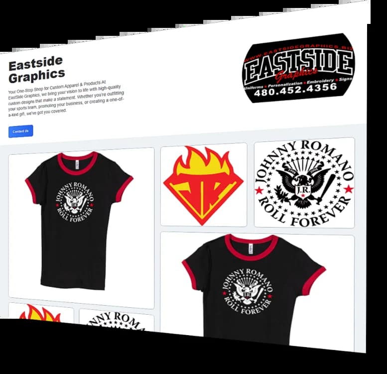 Portfolios showcase and sharing interface